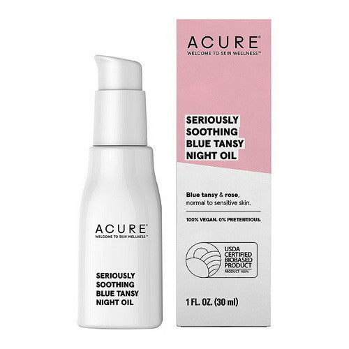 Acure Seriously Soothing Blue Tansy Night Oil, 1 Oz